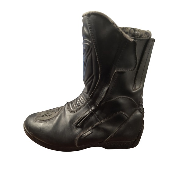 Vega‎ Motorcycle Riding Boots Men's Black Sport Bike Touring Size US 11 - Picture 15 of 16